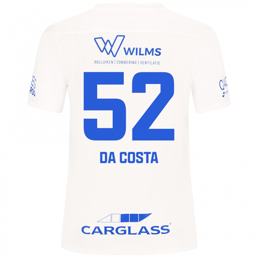 Niño Camiseta Wilson Da Costa #52 Blanco 2ª Equipación 2024/25 La Camisa Chile