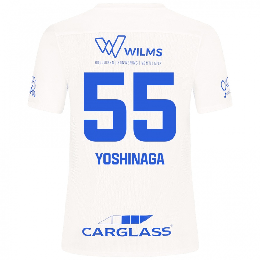 Niño Camiseta Yumeki Yoshinaga #55 Blanco 2ª Equipación 2024/25 La Camisa Chile