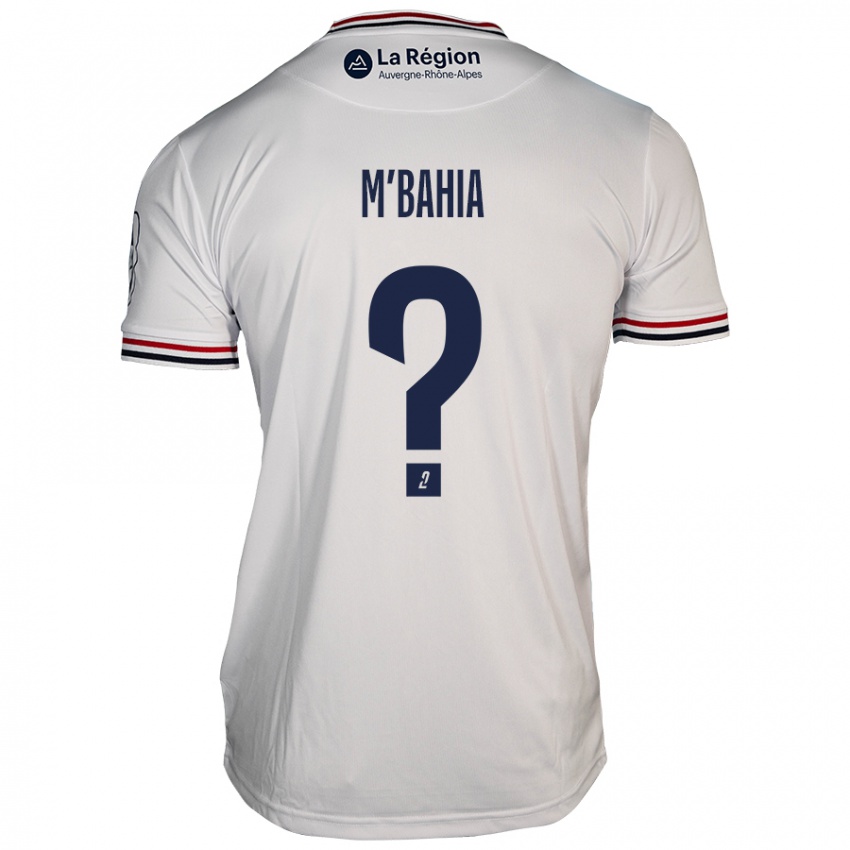 Niño Camiseta Ivan M'bahia #0 Blanco 2ª Equipación 2024/25 La Camisa Chile