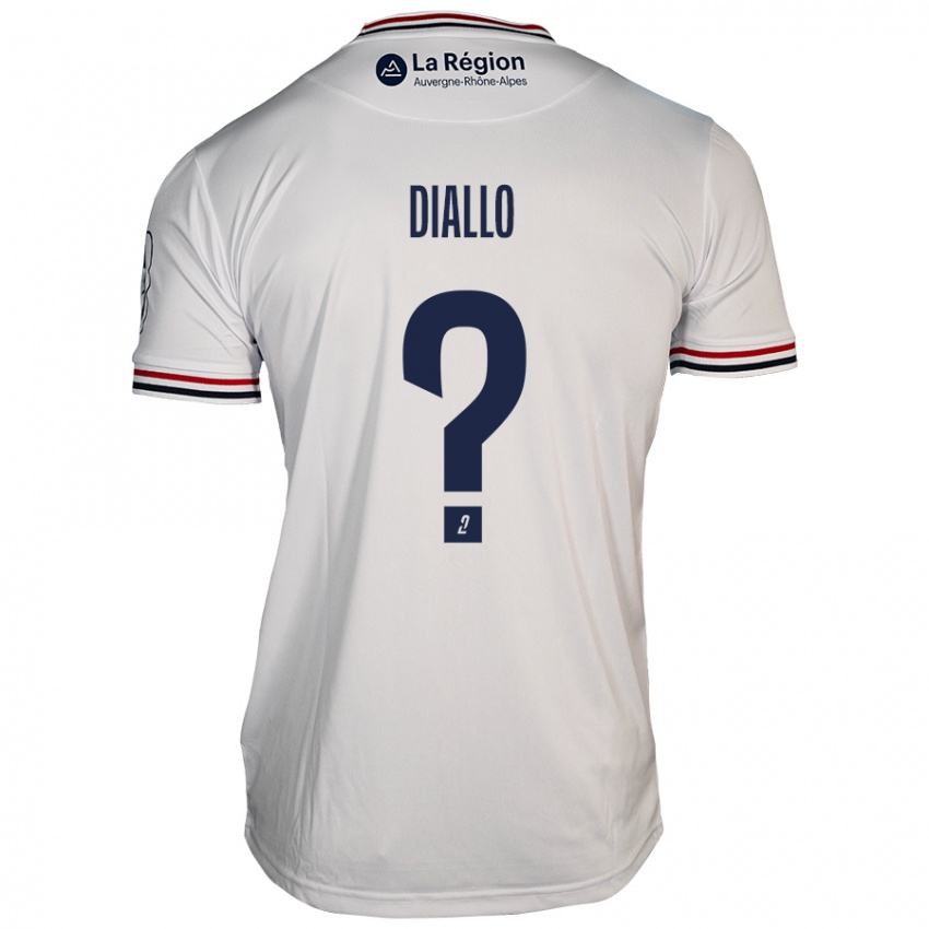 Niño Camiseta Baïla Diallo #0 Blanco 2ª Equipación 2024/25 La Camisa Chile