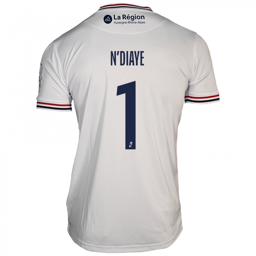 Niño Camiseta Massamba N'diaye #1 Blanco 2ª Equipación 2024/25 La Camisa Chile