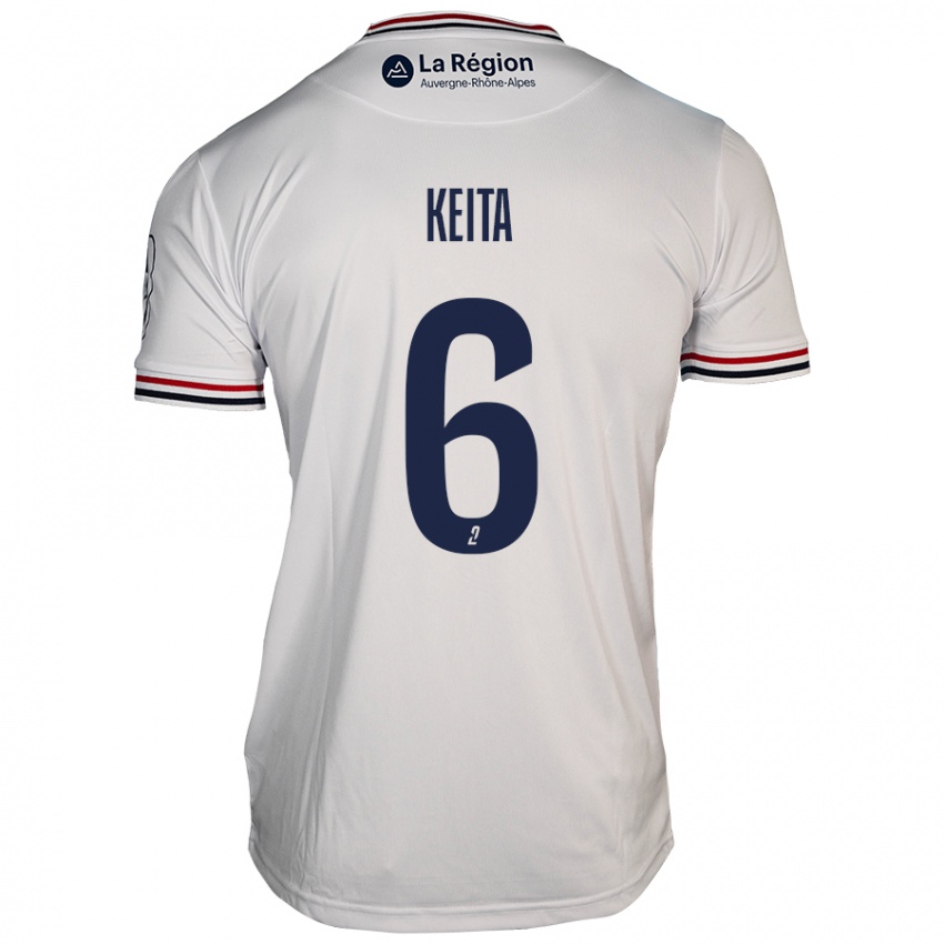 Niño Camiseta Habib Keïta #6 Blanco 2ª Equipación 2024/25 La Camisa Chile