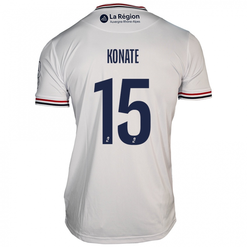 Niño Camiseta Cheick Oumar Konaté #15 Blanco 2ª Equipación 2024/25 La Camisa Chile