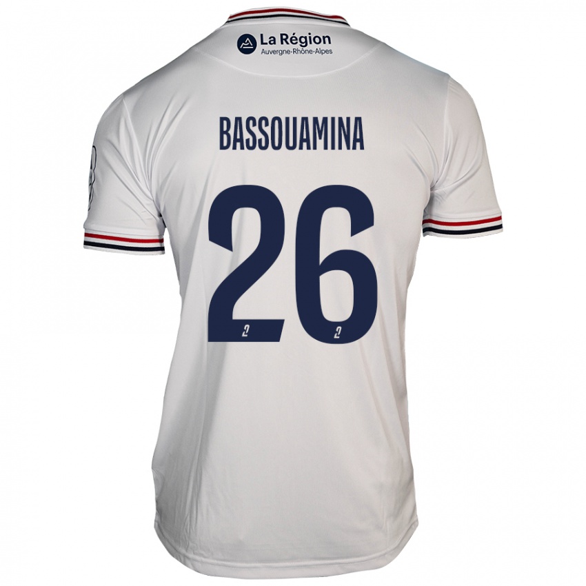 Niño Camiseta Mons Bassouamina #26 Blanco 2ª Equipación 2024/25 La Camisa Chile