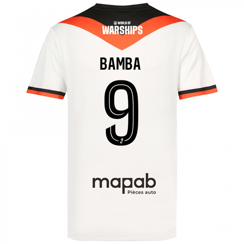 Niño Camiseta Mohamed Bamba #9 Blanco 2ª Equipación 2024/25 La Camisa Chile