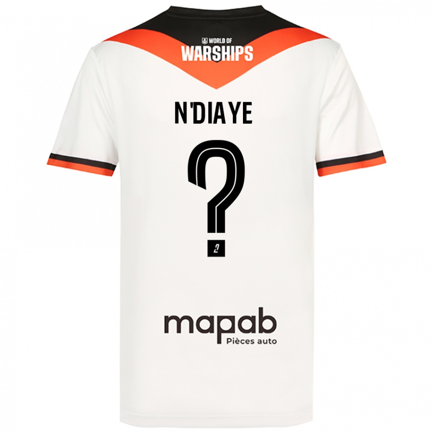 Niño Camiseta Bassirou N'diaye #0 Blanco 2ª Equipación 2024/25 La Camisa Chile