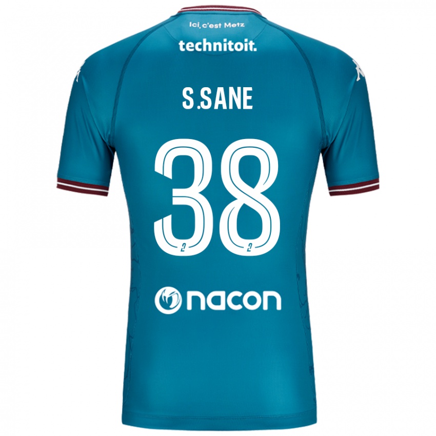 Niño Camiseta Sadibou Sané #38 Azul Petróleo 2ª Equipación 2024/25 La Camisa Chile