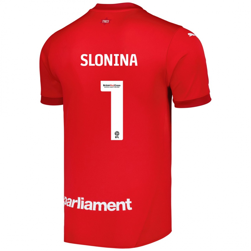 Hombre Camiseta Gabriel Slonina #1 Rojo 1ª Equipación 2024/25 La Camisa Chile