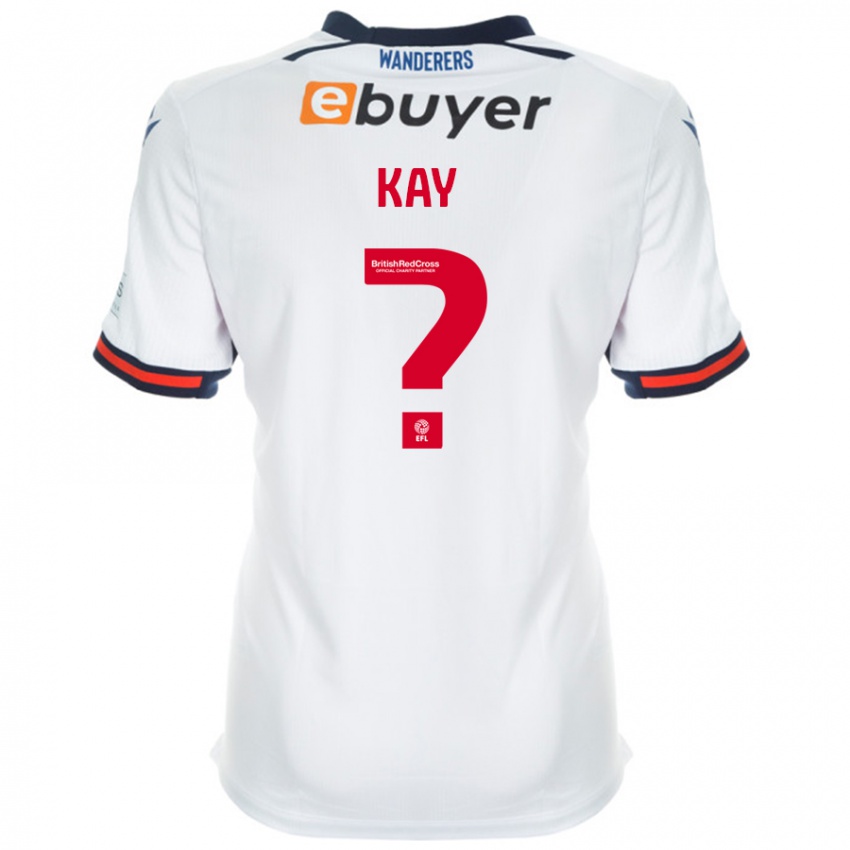 Hombre Camiseta Molly Kay #0 Blanco 1ª Equipación 2024/25 La Camisa Chile