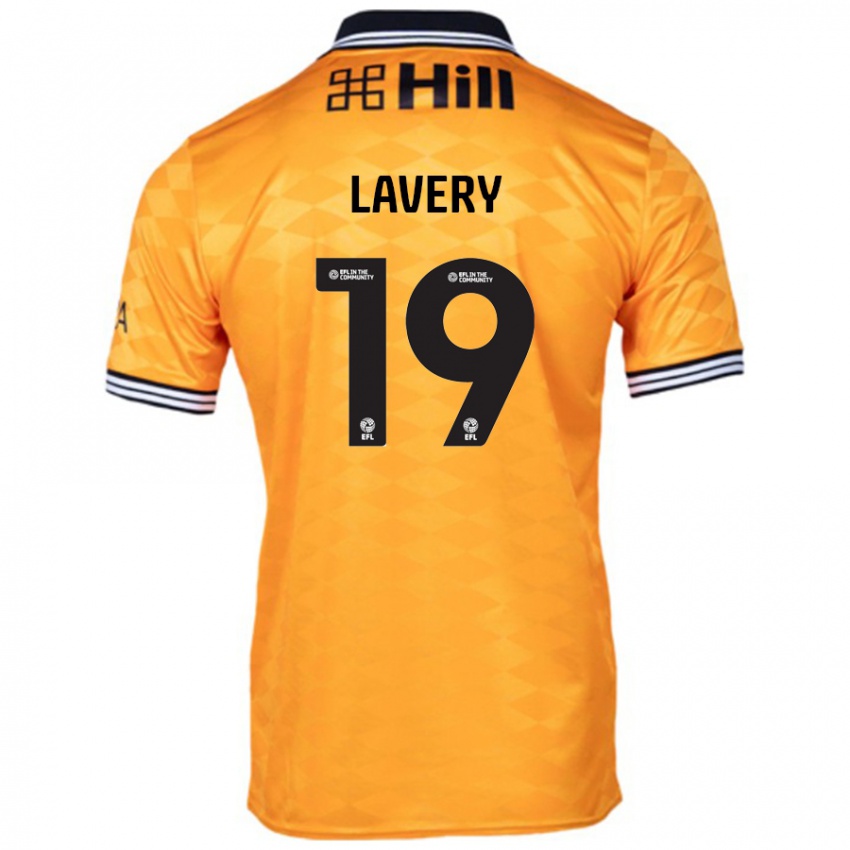 Hombre Camiseta Shayne Lavery #19 Naranja 1ª Equipación 2024/25 La Camisa Chile