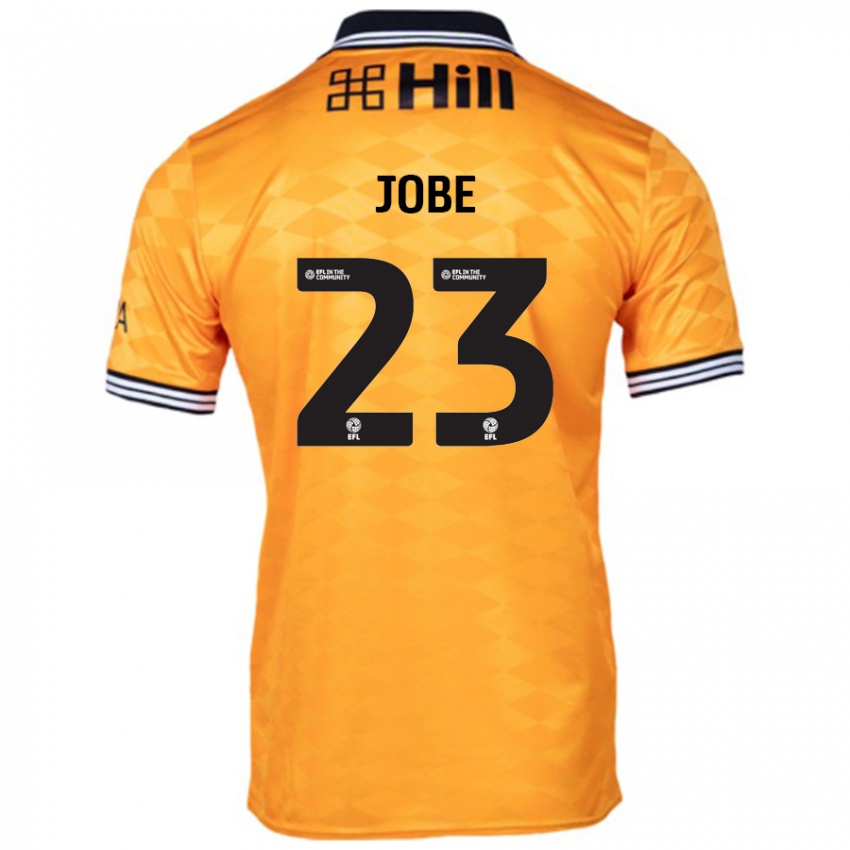 Hombre Camiseta Mamadou Jobe #23 Naranja 1ª Equipación 2024/25 La Camisa Chile