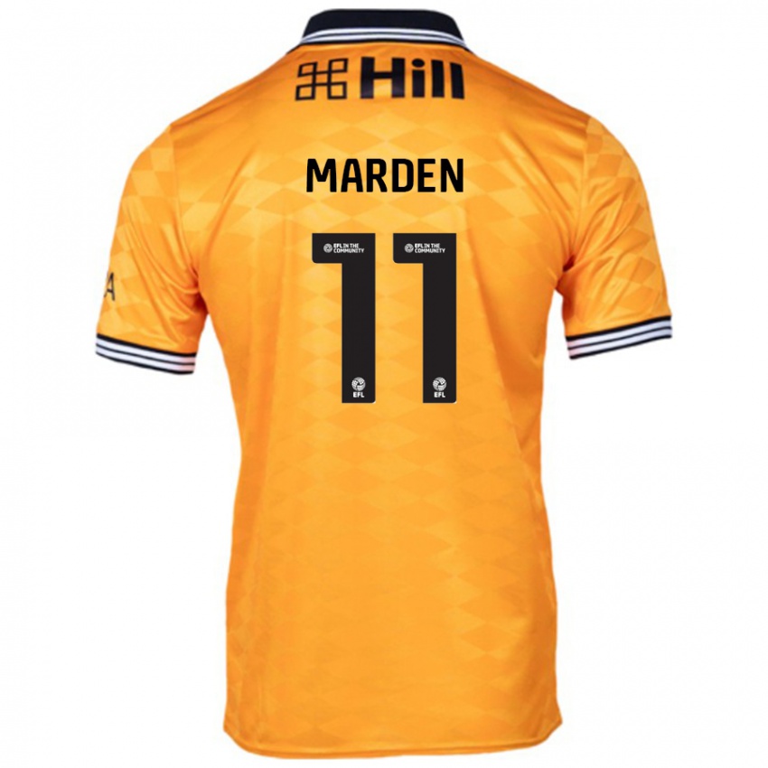 Hombre Camiseta Ella Marden #11 Naranja 1ª Equipación 2024/25 La Camisa Chile