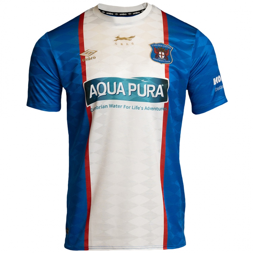 Hombre Camiseta Aaron Hayden #6 Azul 1ª Equipación 2024/25 La Camisa Chile