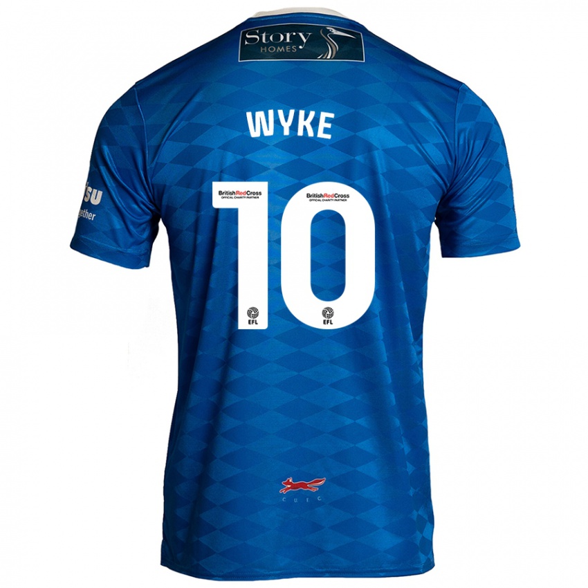 Hombre Camiseta Charlie Wyke #10 Azul 1ª Equipación 2024/25 La Camisa Chile