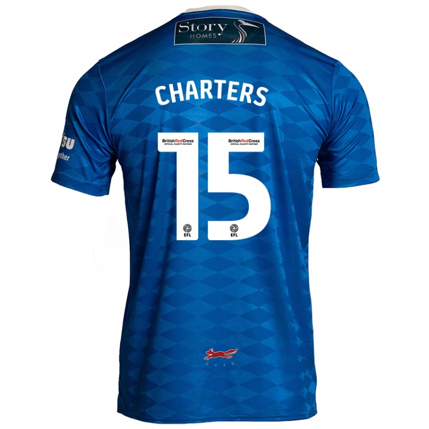 Hombre Camiseta Taylor Charters #15 Azul 1ª Equipación 2024/25 La Camisa Chile