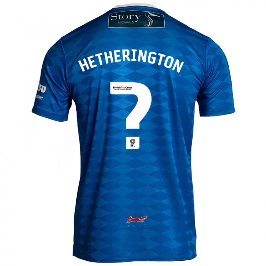 Hombre Camiseta Sam Hetherington #0 Azul 1ª Equipación 2024/25 La Camisa Chile