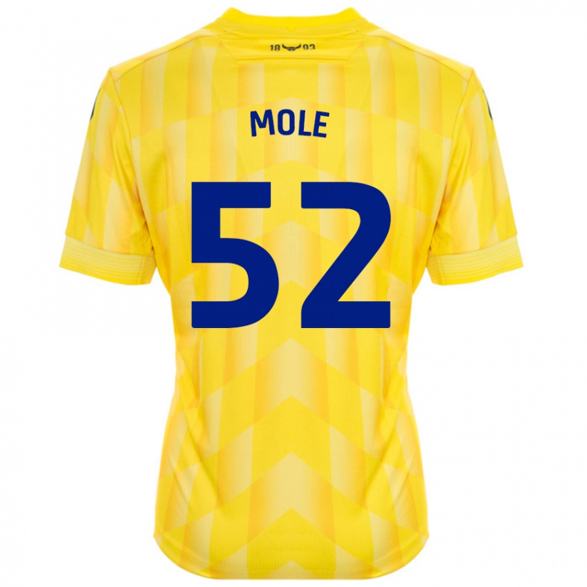 Hombre Camiseta Harrison Mole #52 Amarillo 1ª Equipación 2024/25 La Camisa Chile