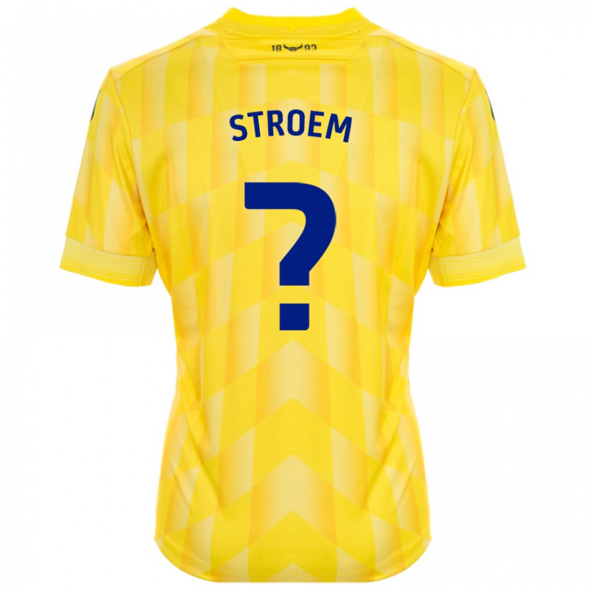 Hombre Camiseta Lena Stroem #0 Amarillo 1ª Equipación 2024/25 La Camisa Chile