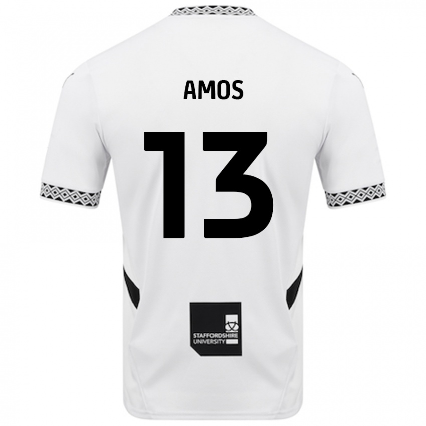 Hombre Camiseta Ben Amos #13 Blanco 1ª Equipación 2024/25 La Camisa Chile