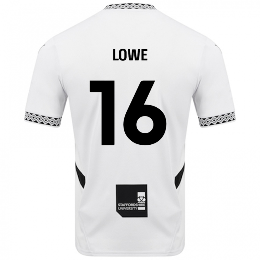 Hombre Camiseta Jason Lowe #16 Blanco 1ª Equipación 2024/25 La Camisa Chile