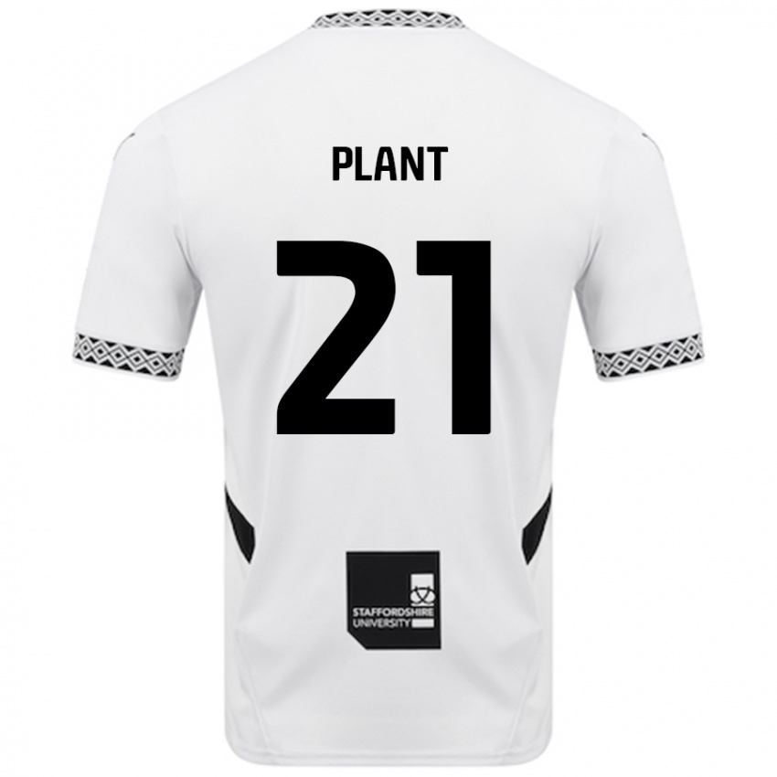 Hombre Camiseta James Plant #21 Blanco 1ª Equipación 2024/25 La Camisa Chile