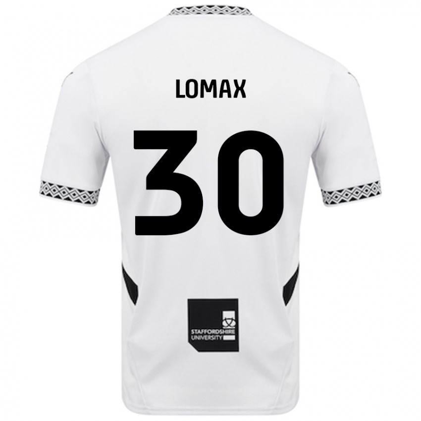 Hombre Camiseta Ben Lomax #30 Blanco 1ª Equipación 2024/25 La Camisa Chile