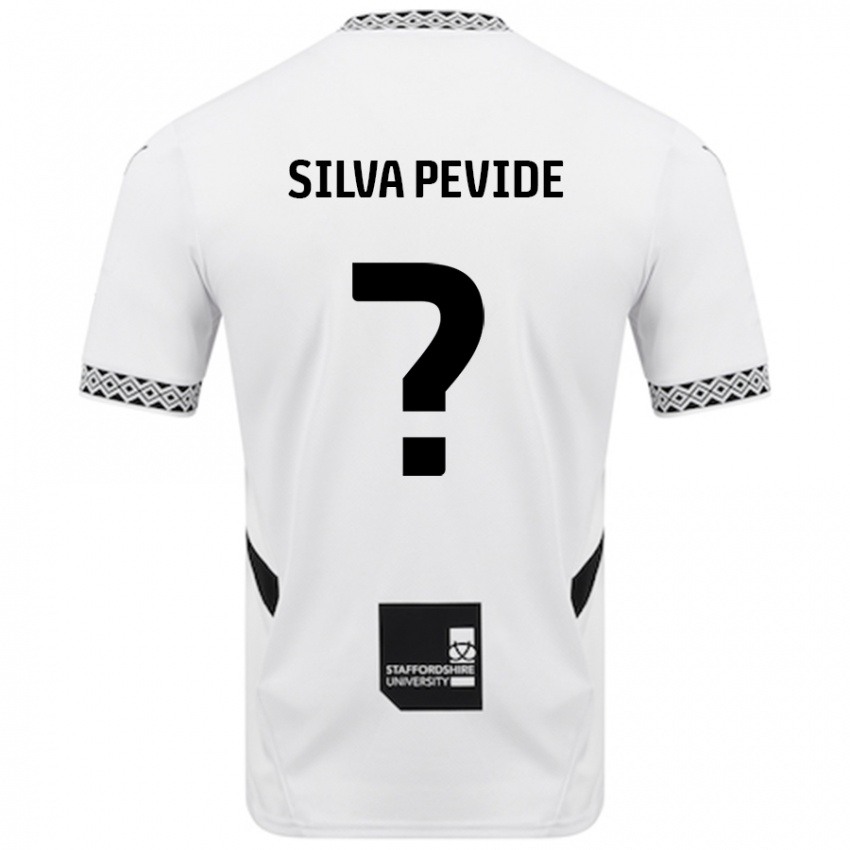 Hombre Camiseta Joao Silva Pevide #0 Blanco 1ª Equipación 2024/25 La Camisa Chile