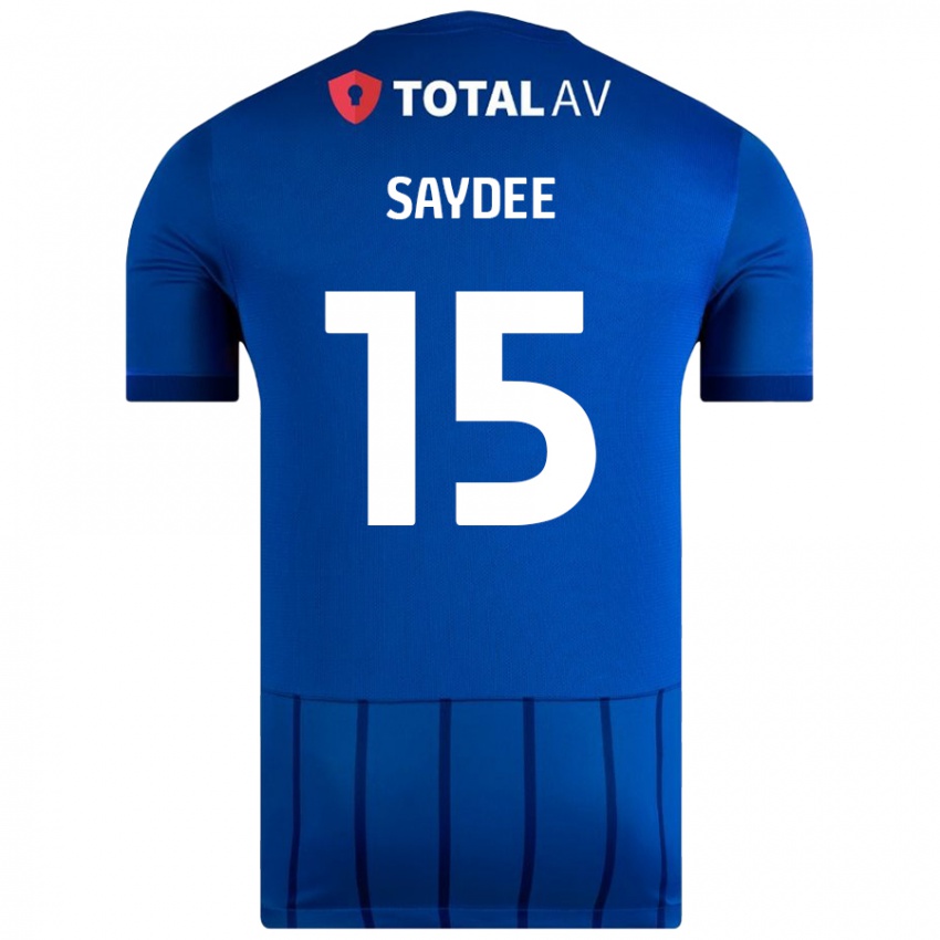 Hombre Camiseta Christian Saydee #15 Azul 1ª Equipación 2024/25 La Camisa Chile