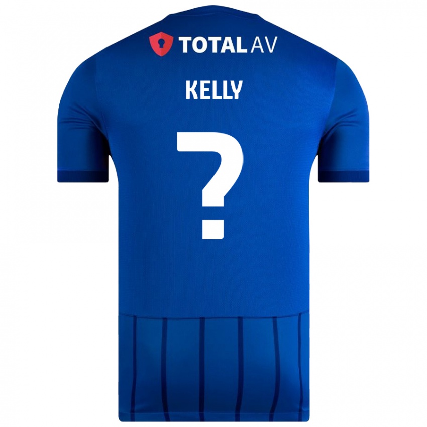 Hombre Camiseta Liam Kelly #0 Azul 1ª Equipación 2024/25 La Camisa Chile