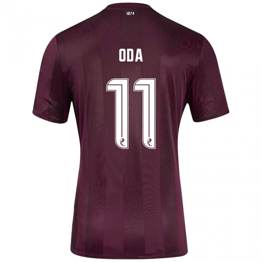 Hombre Camiseta Yutaro Oda #11 Borgoña 1ª Equipación 2024/25 La Camisa Chile