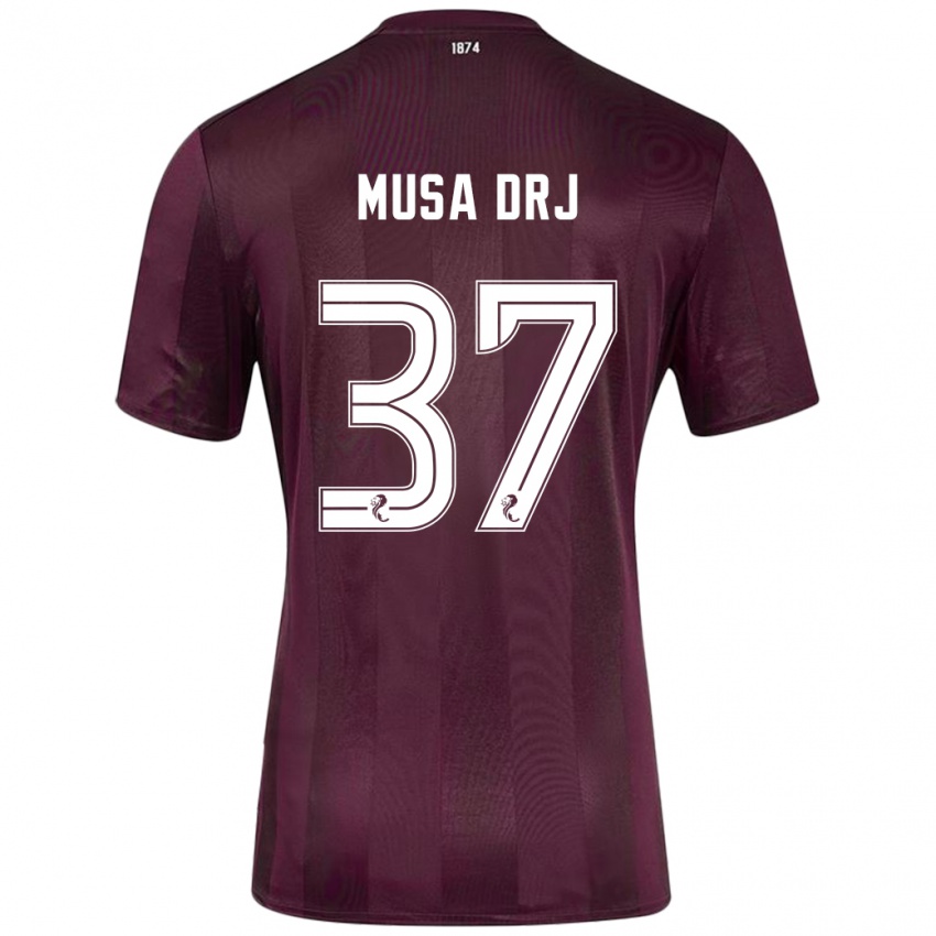 Hombre Camiseta Musa Drammeh #37 Borgoña 1ª Equipación 2024/25 La Camisa Chile