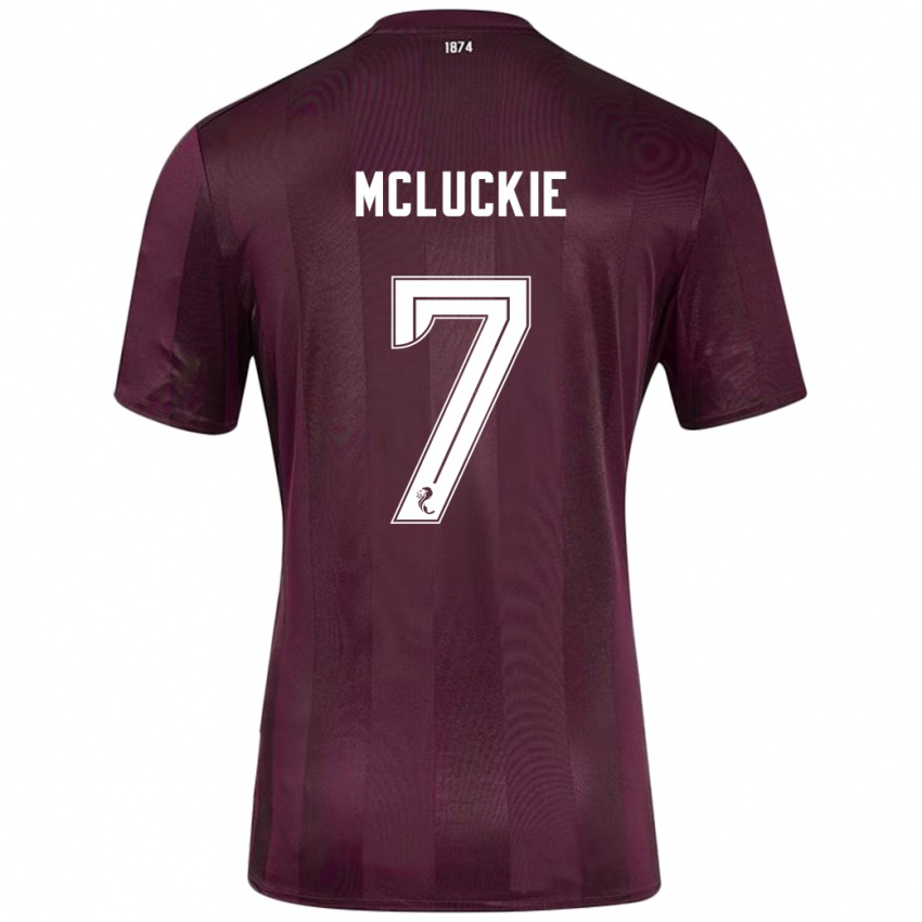 Hombre Camiseta Bobby Mcluckie #7 Borgoña 1ª Equipación 2024/25 La Camisa Chile