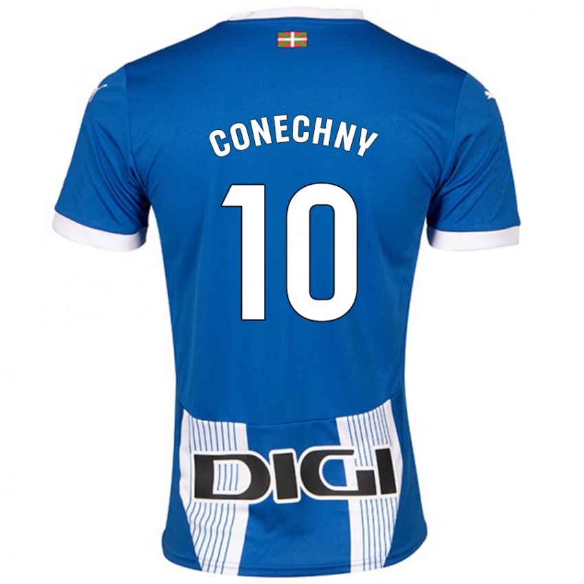 Hombre Camiseta Tomás Conechny #10 Azul 1ª Equipación 2024/25 La Camisa Chile