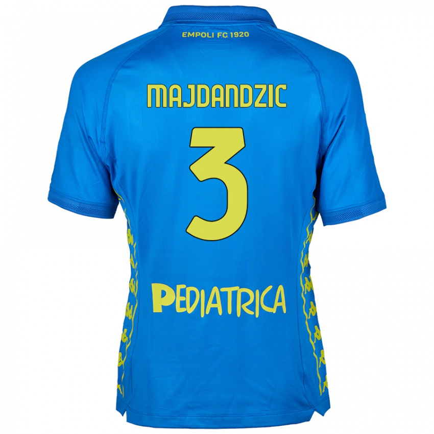 Hombre Camiseta Patrik Majdandzic #3 Azul 1ª Equipación 2024/25 La Camisa Chile