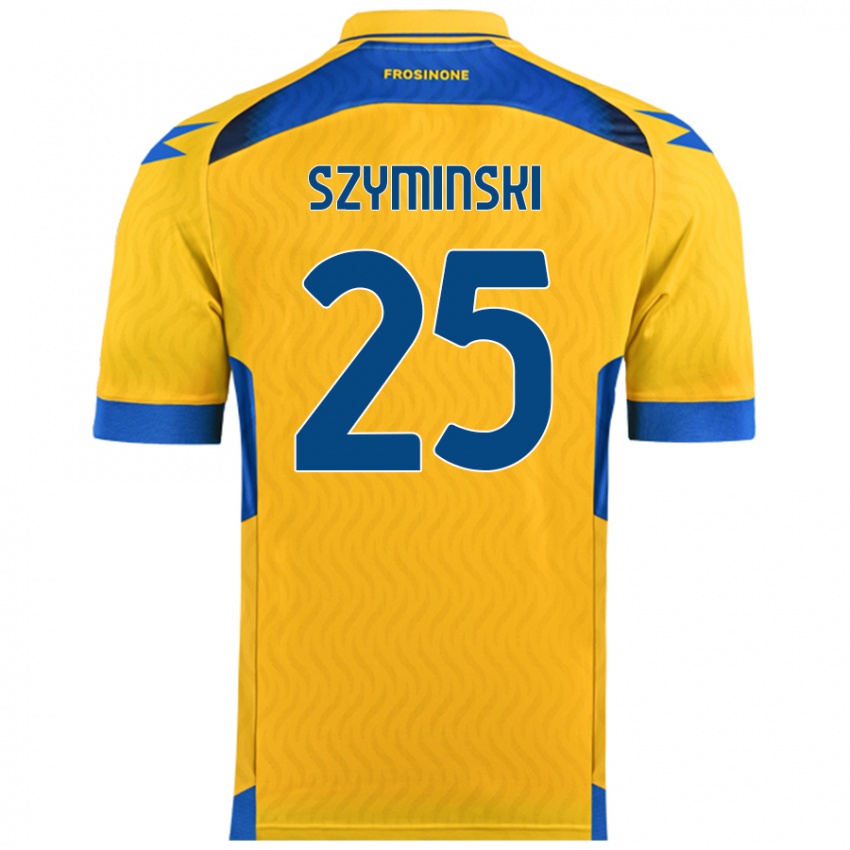 Hombre Camiseta Przemyslaw Szyminski #25 Amarillo 1ª Equipación 2024/25 La Camisa Chile