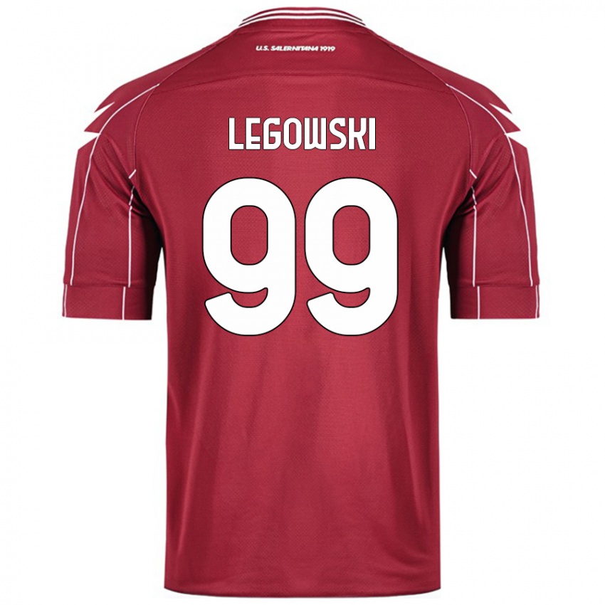 Hombre Camiseta Mateusz Legowski #99 Borgoña 1ª Equipación 2024/25 La Camisa Chile