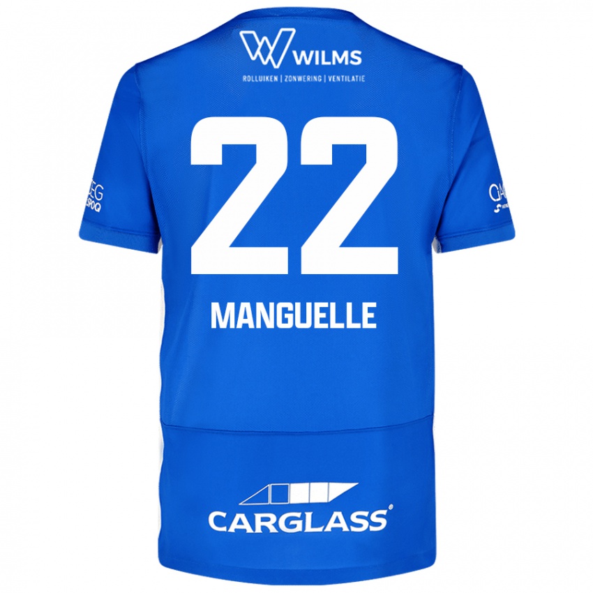 Hombre Camiseta Brad Manguelle #22 Azul 1ª Equipación 2024/25 La Camisa Chile