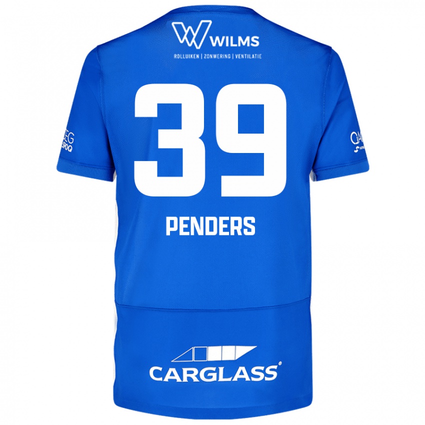 Hombre Camiseta Mike Penders #39 Azul 1ª Equipación 2024/25 La Camisa Chile