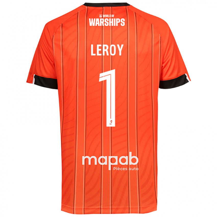 Hombre Camiseta Benjamin Leroy #1 Naranja 1ª Equipación 2024/25 La Camisa Chile