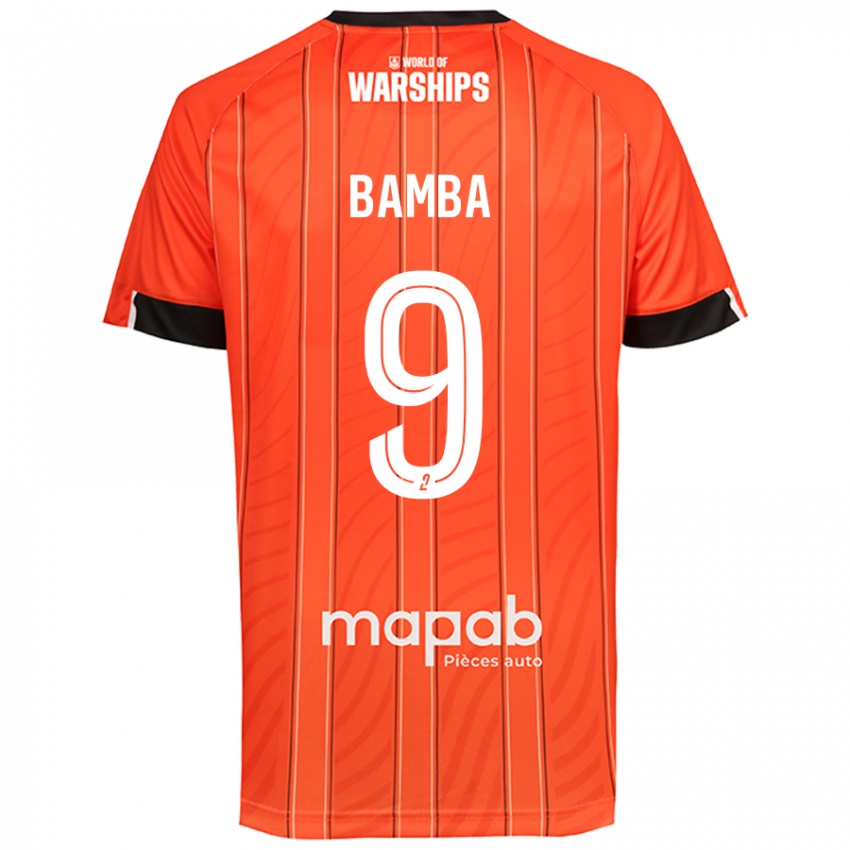 Hombre Camiseta Mohamed Bamba #9 Naranja 1ª Equipación 2024/25 La Camisa Chile