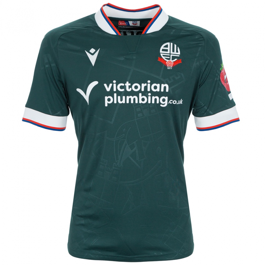 Hombre Camiseta Eoin Toal #18 Verde Oscuro 2ª Equipación 2024/25 La Camisa Chile