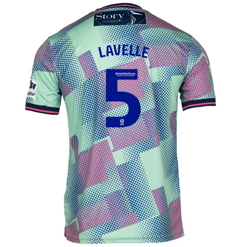 Hombre Camiseta Sam Lavelle #5 Verde 2ª Equipación 2024/25 La Camisa Chile