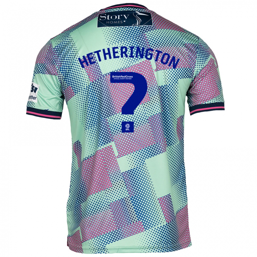 Hombre Camiseta Sam Hetherington #0 Verde 2ª Equipación 2024/25 La Camisa Chile