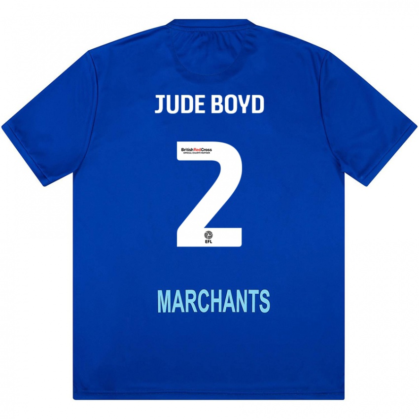 Hombre Camiseta Arkell Jude-Boyd #2 Verde 2ª Equipación 2024/25 La Camisa Chile