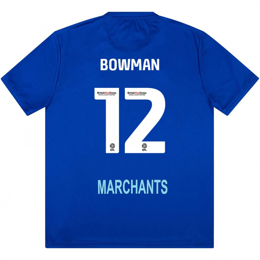 Hombre Camiseta Ryan Bowman #12 Verde 2ª Equipación 2024/25 La Camisa Chile