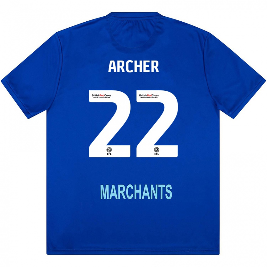 Hombre Camiseta Ethon Archer #22 Verde 2ª Equipación 2024/25 La Camisa Chile