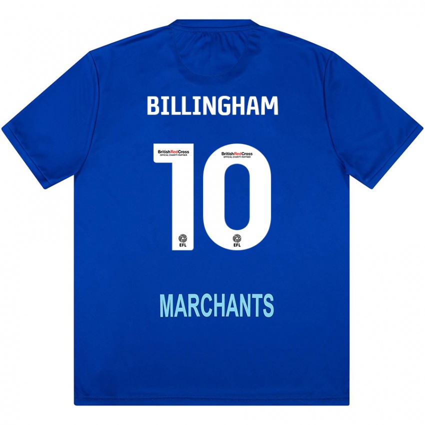 Hombre Camiseta Lily Billingham #10 Verde 2ª Equipación 2024/25 La Camisa Chile