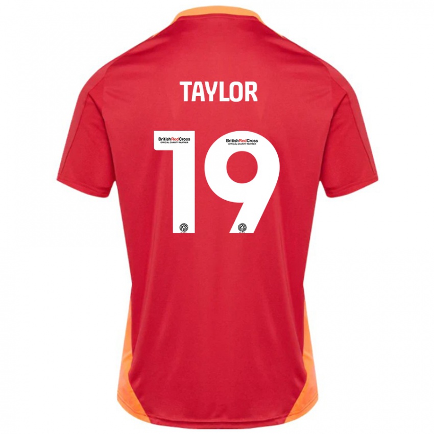 Hombre Camiseta Mollie Taylor #19 Azul Blanquecino 2ª Equipación 2024/25 La Camisa Chile