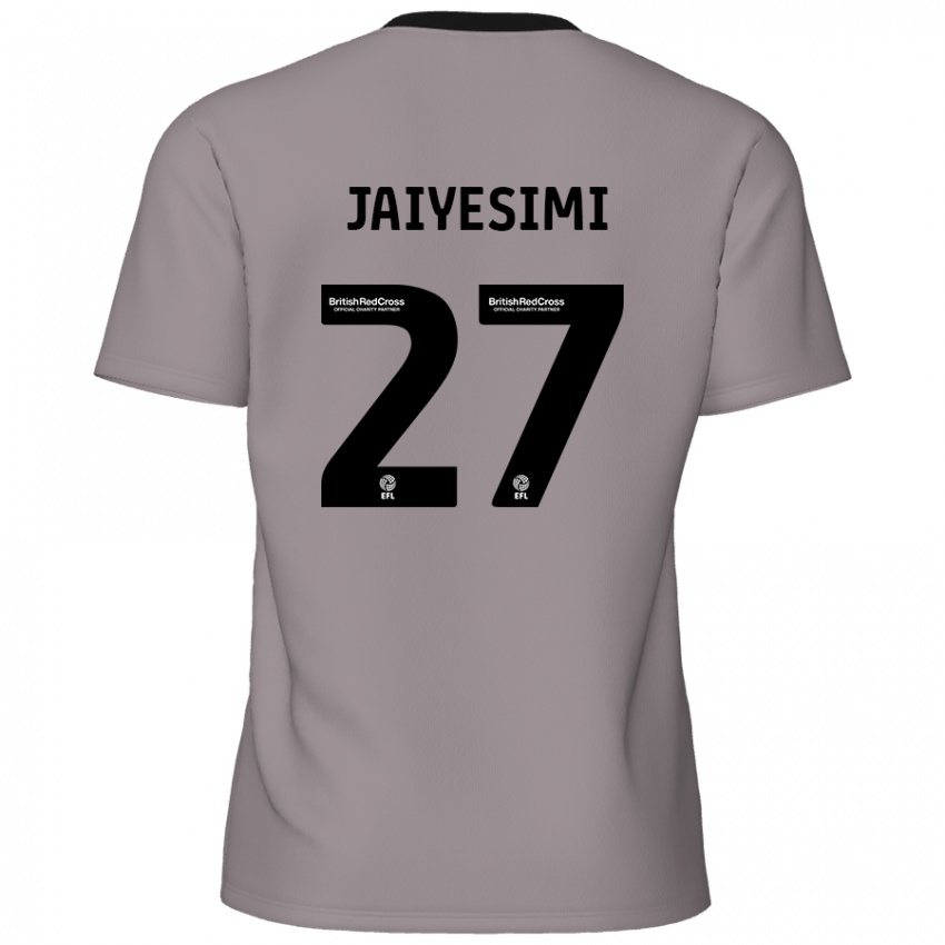 Hombre Camiseta Diallang Jaiyesimi #27 Gris 2ª Equipación 2024/25 La Camisa Chile