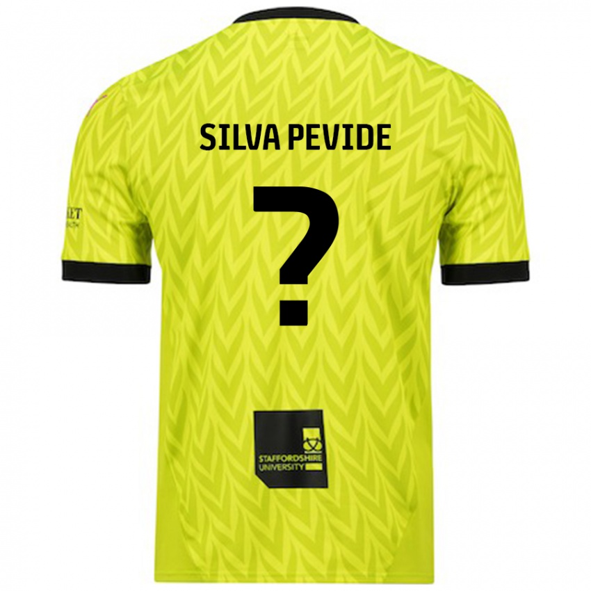 Hombre Camiseta Joao Silva Pevide #0 Verde Fluorescente 2ª Equipación 2024/25 La Camisa Chile